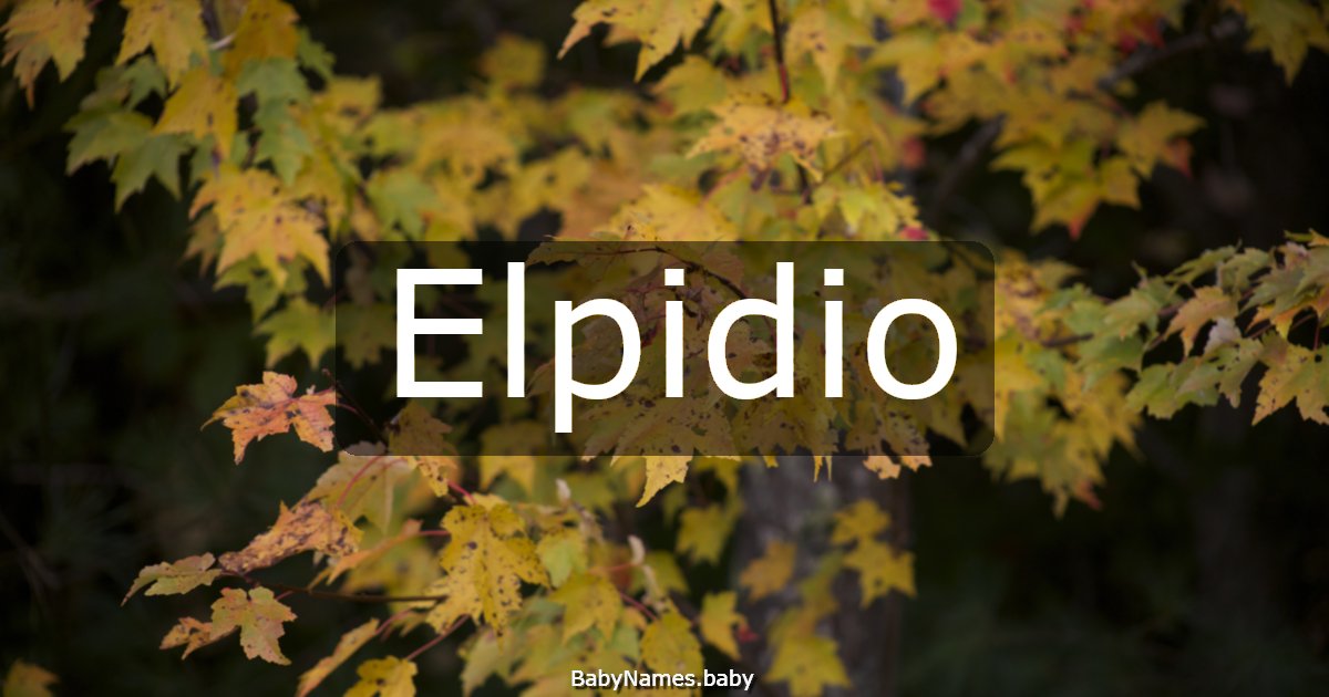 Elpidio
