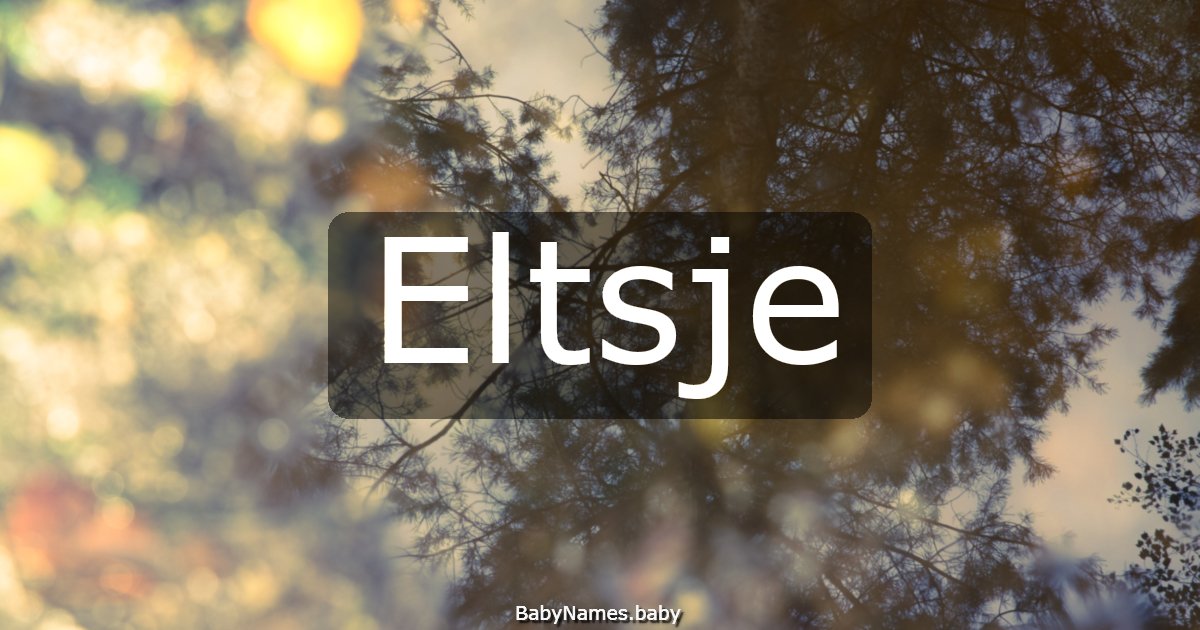 Eltsje