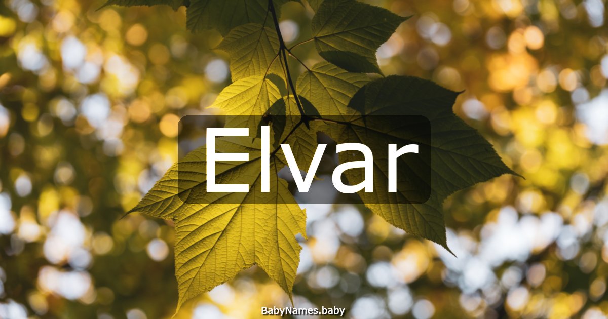 Elvar
