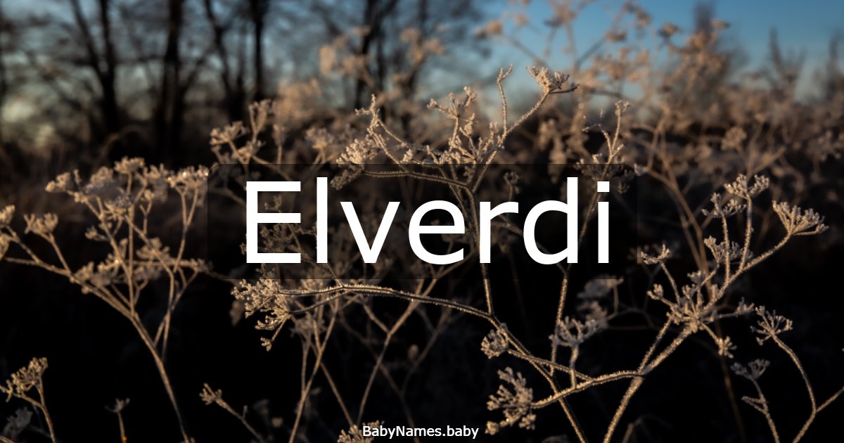 Elverdi