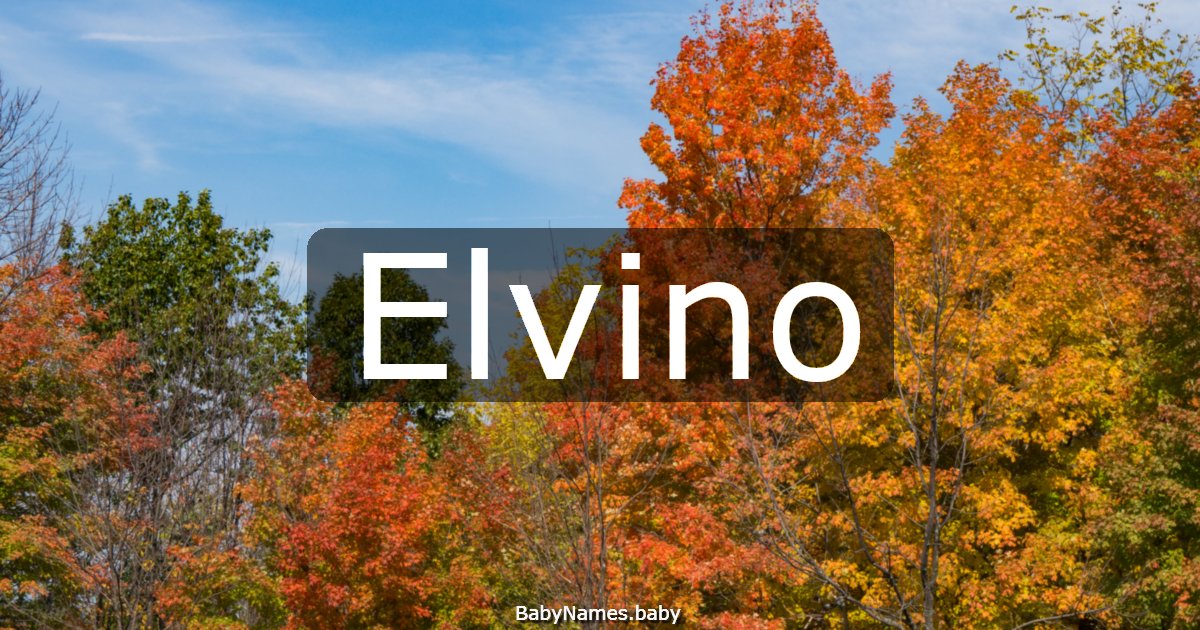 Elvino