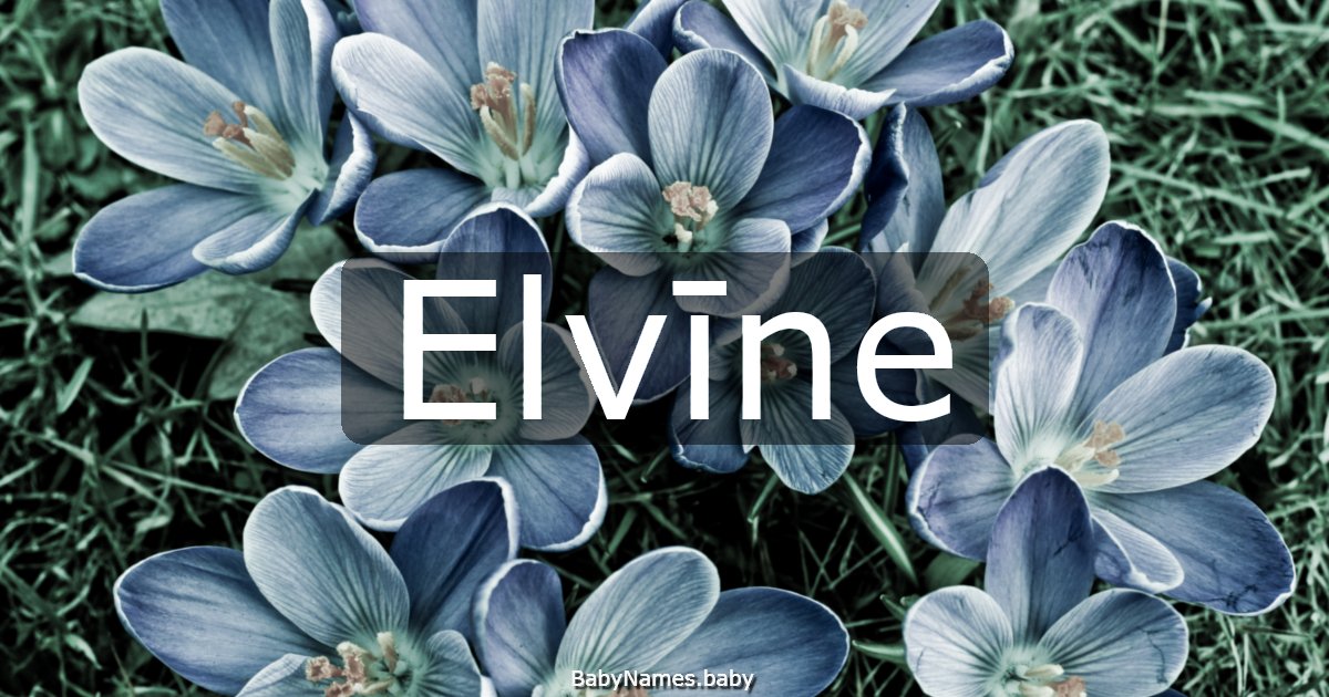 Elvīne