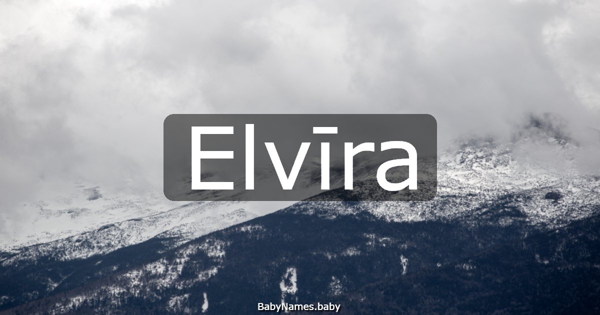Elvīra