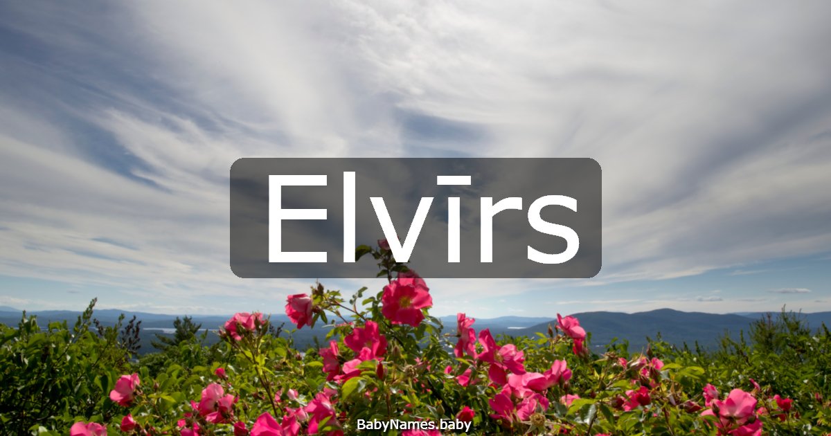 Elvīrs