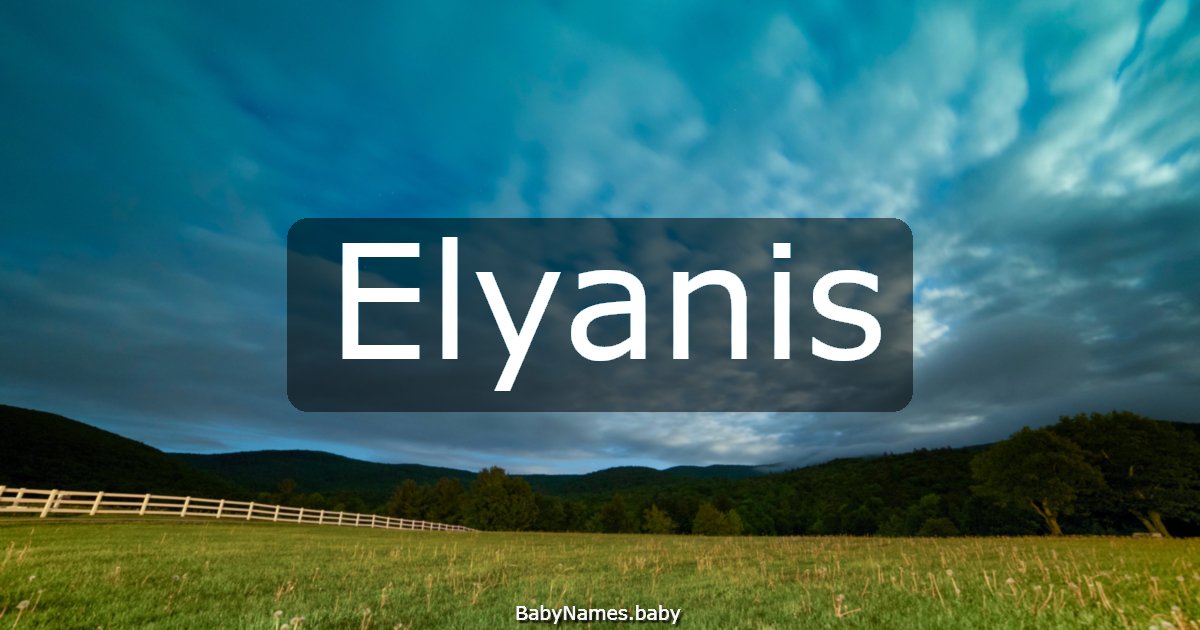 Elyanis