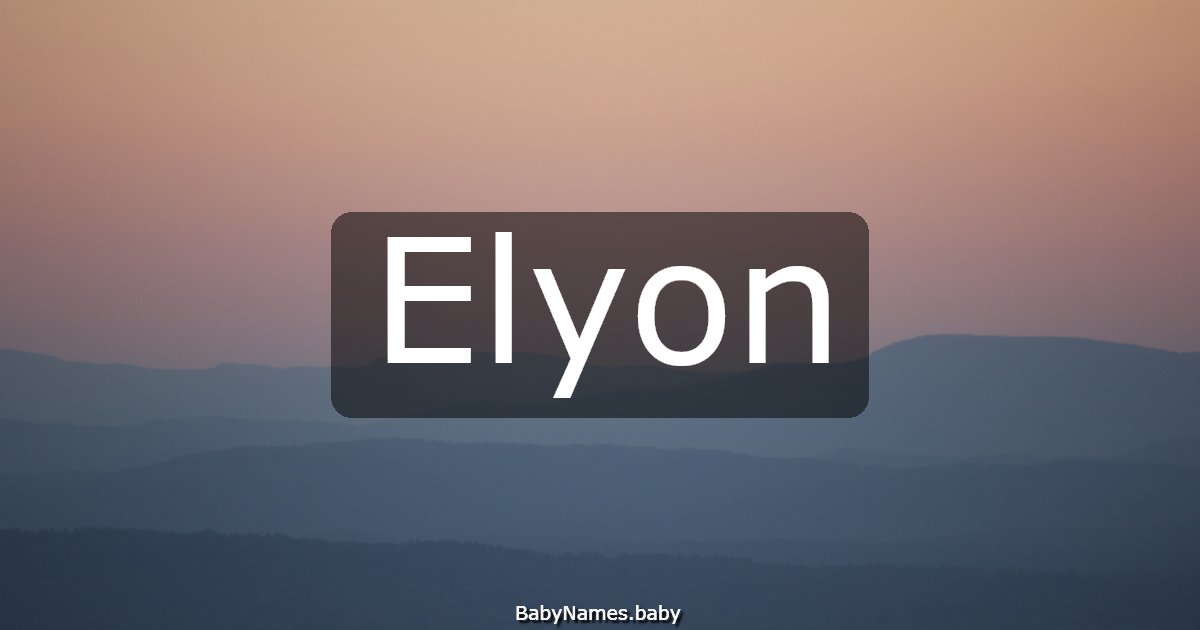 Elyon