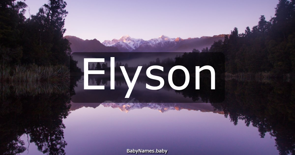 Elyson