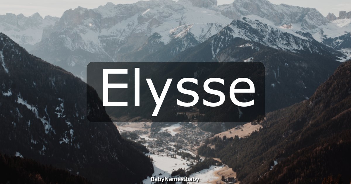 Elysse