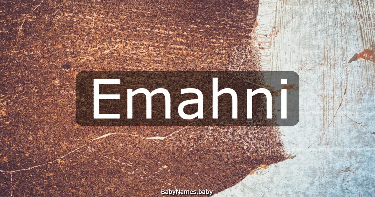 Emahni
