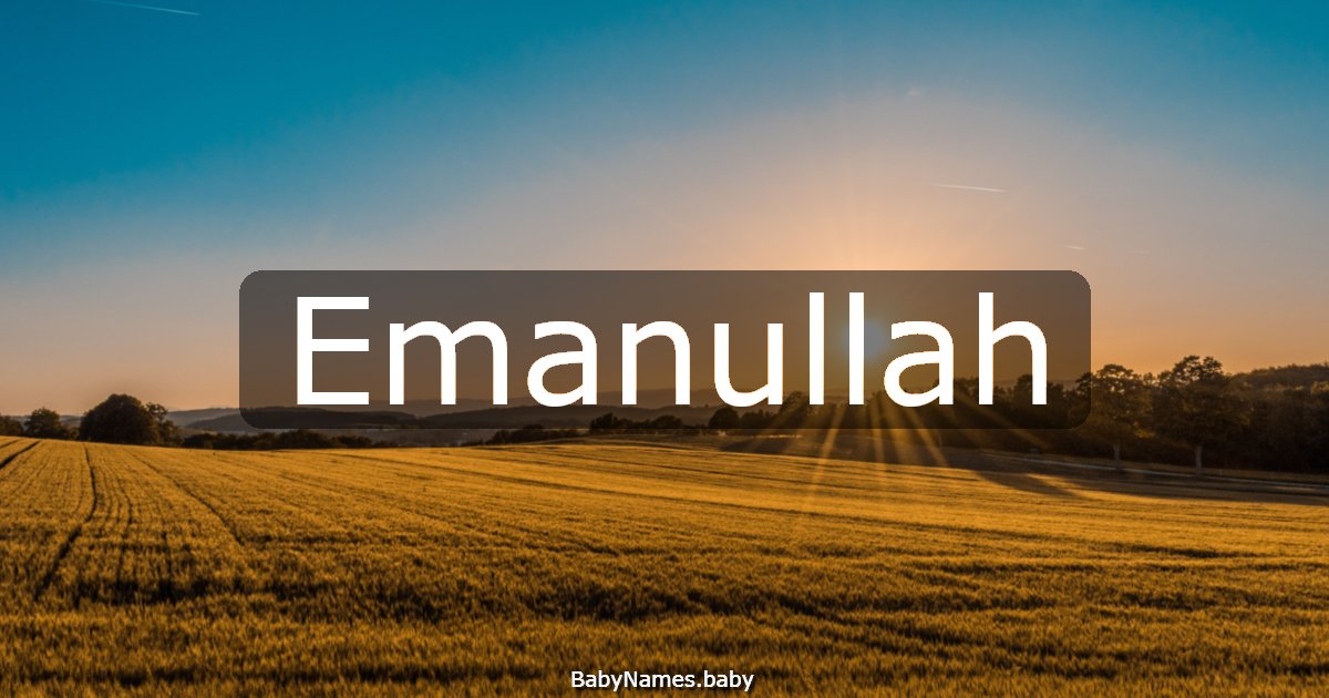 Emanullah