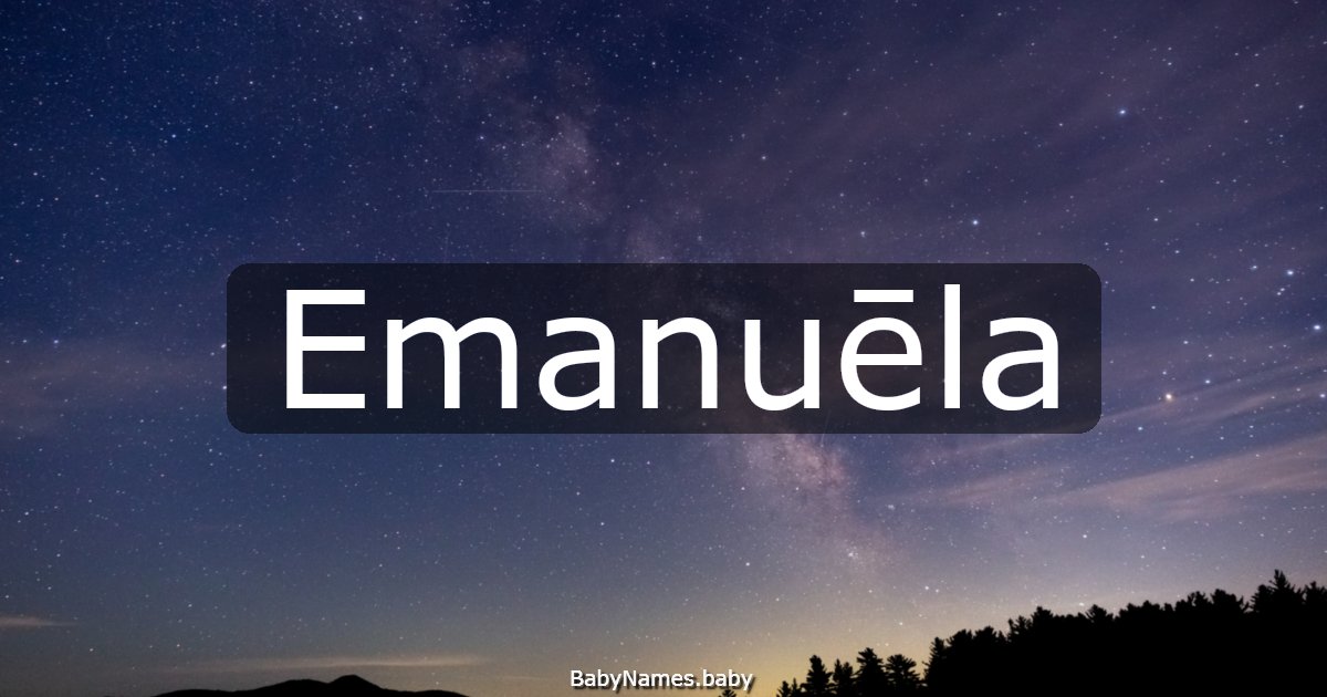 Emanuēla