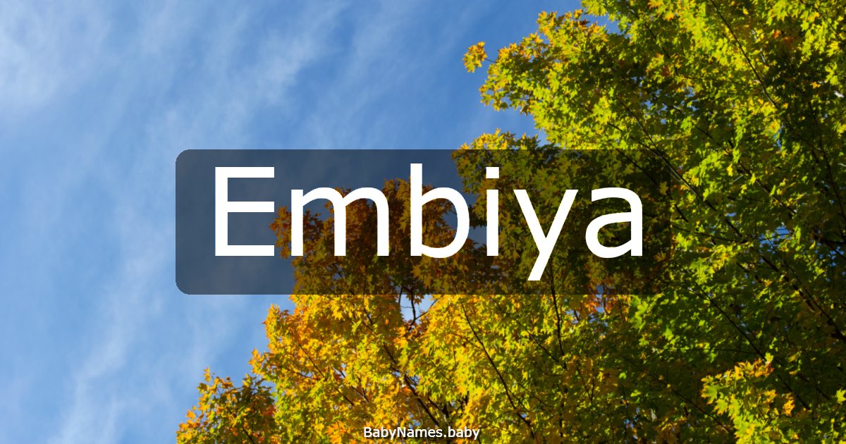 Embiya