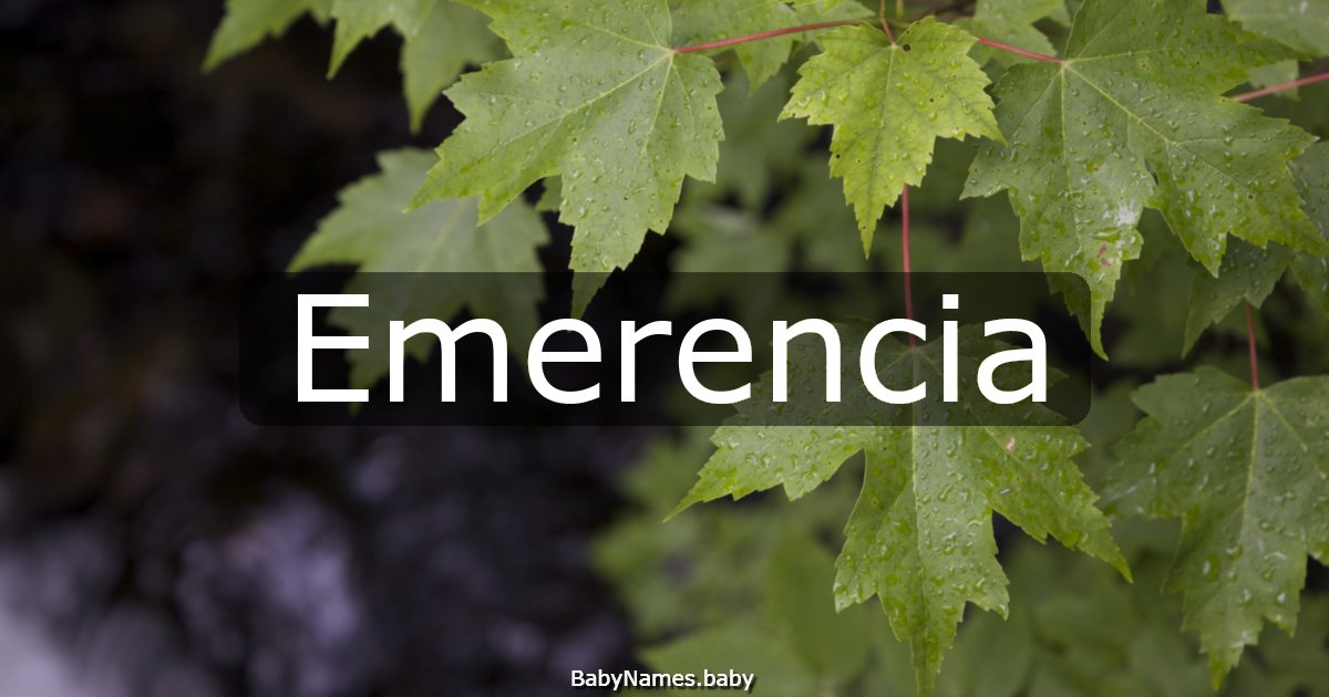 Emerencia