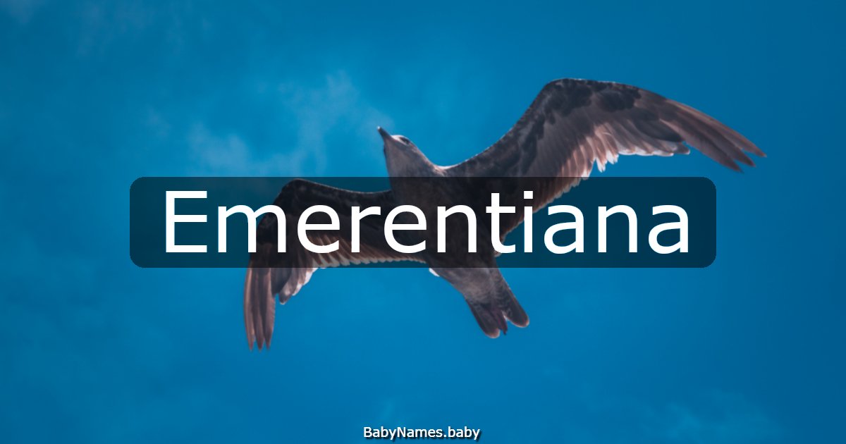 Emerentiana