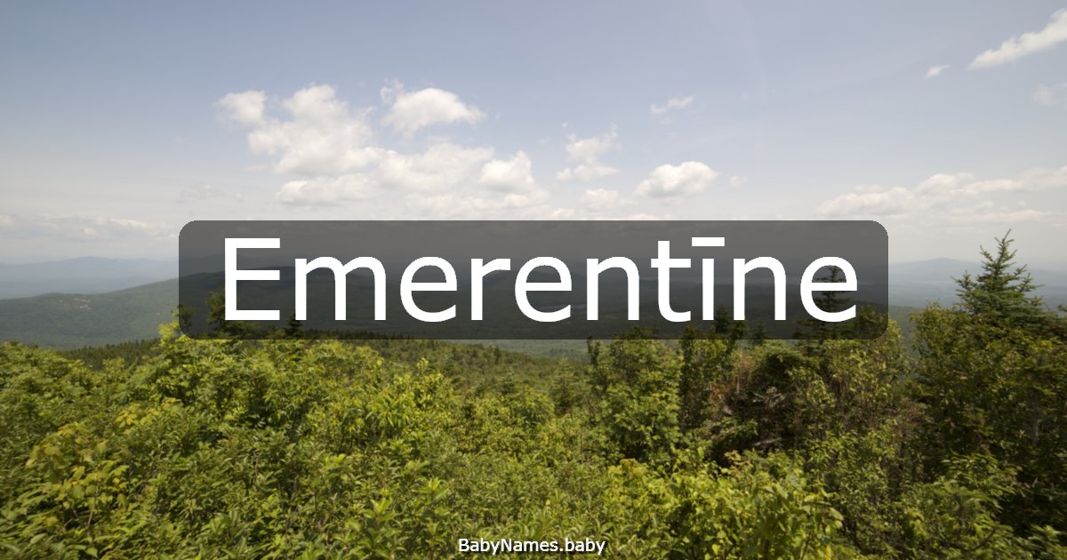 Emerentīne