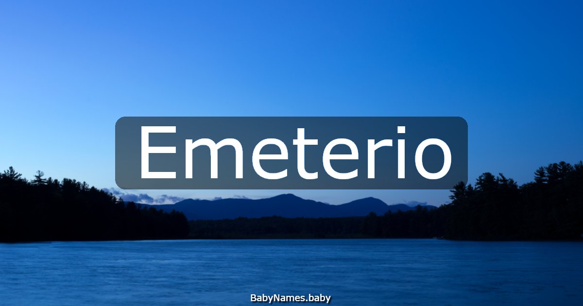Emeterio