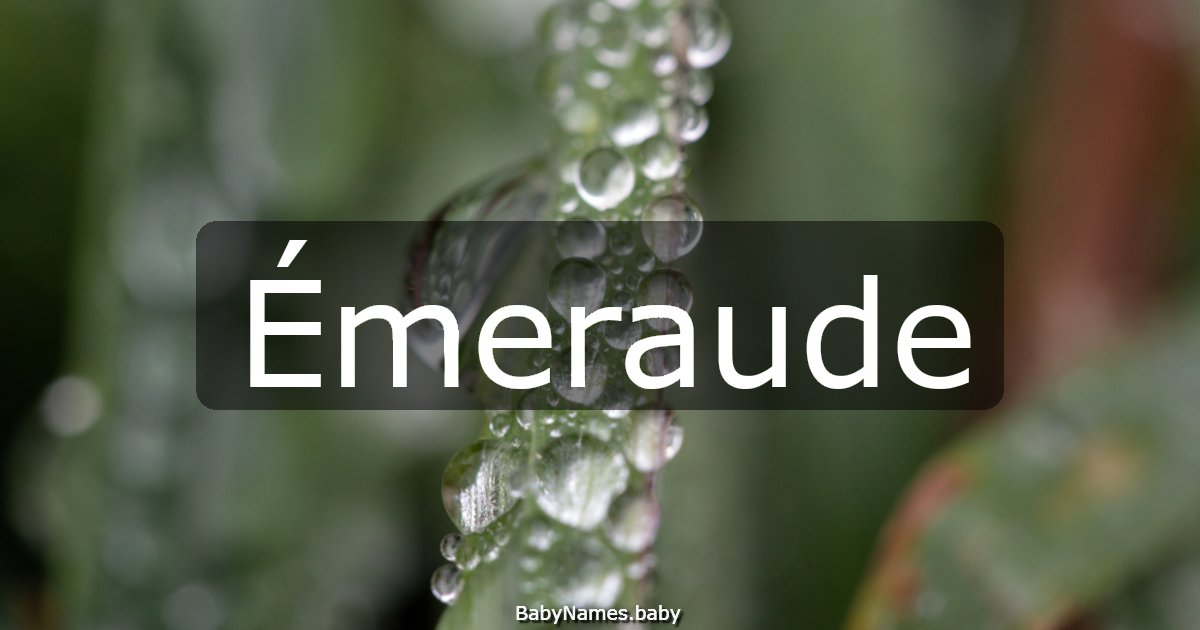 Émeraude