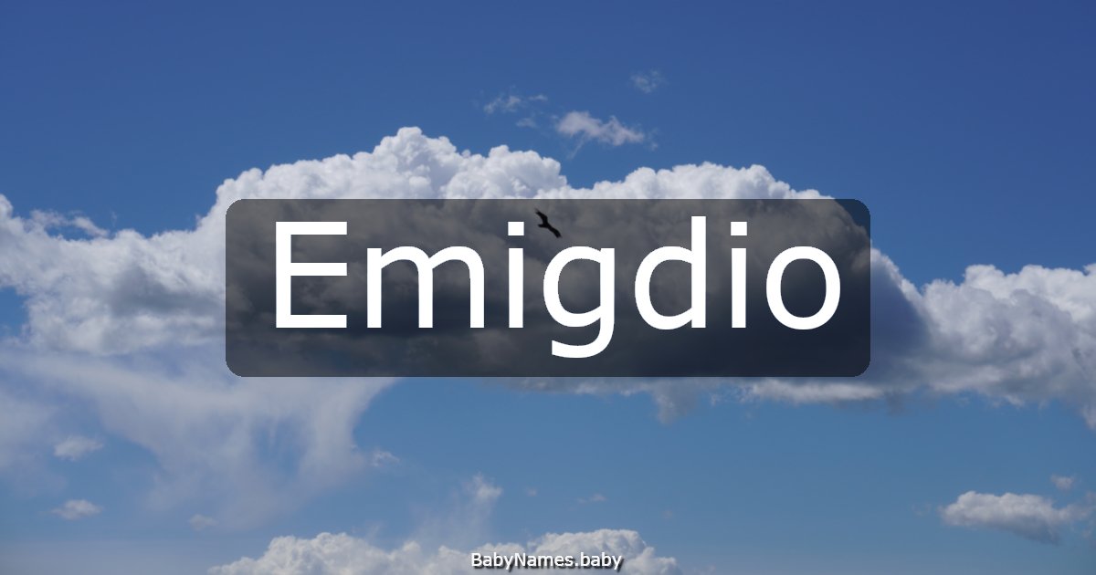 Emigdio