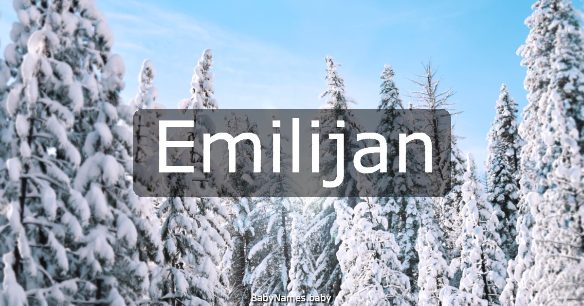 Emilijan