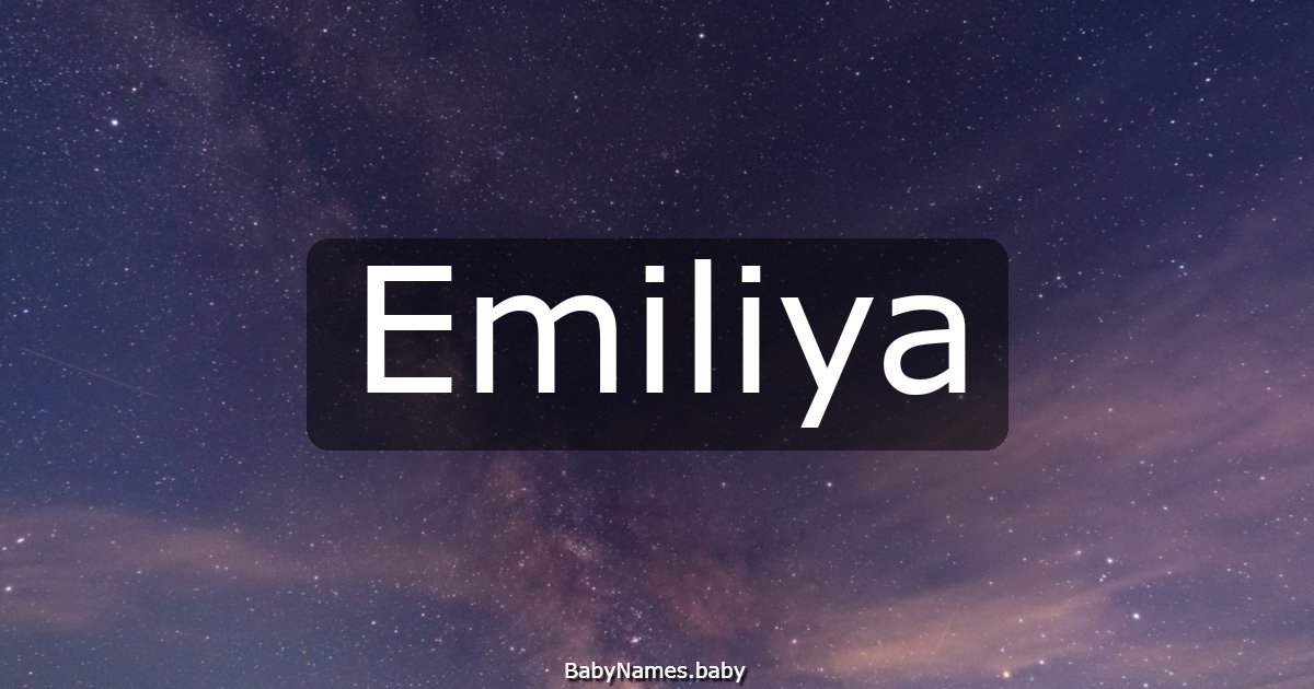 Emiliya