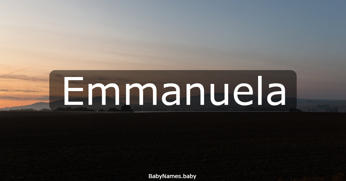 Emmanuela