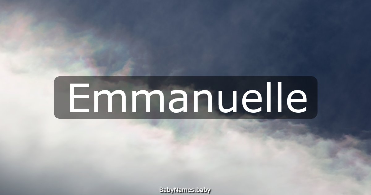 Emmanuelle