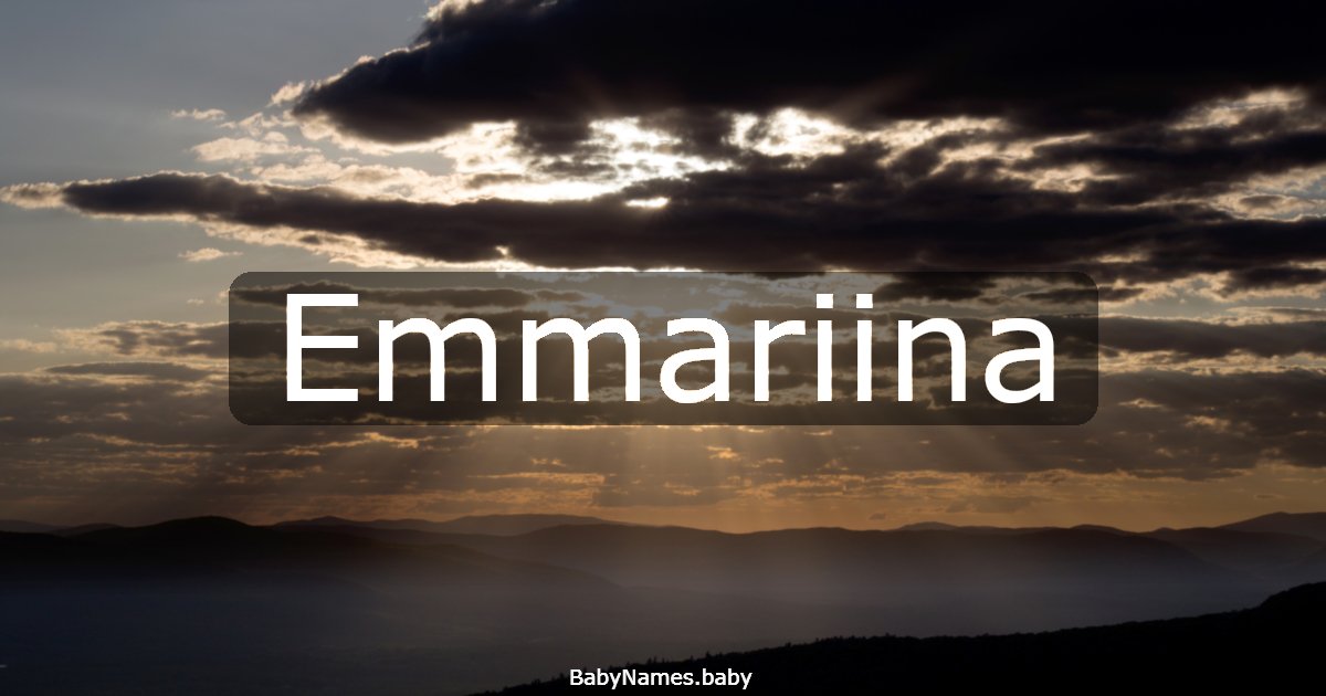 Emmariina