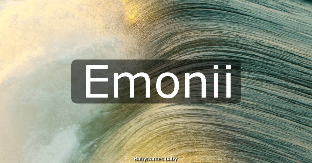 Emonii