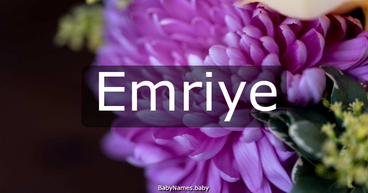 Emriye