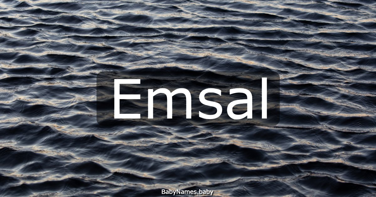 Emsal