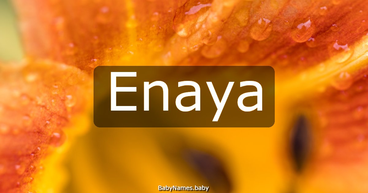 Enaya