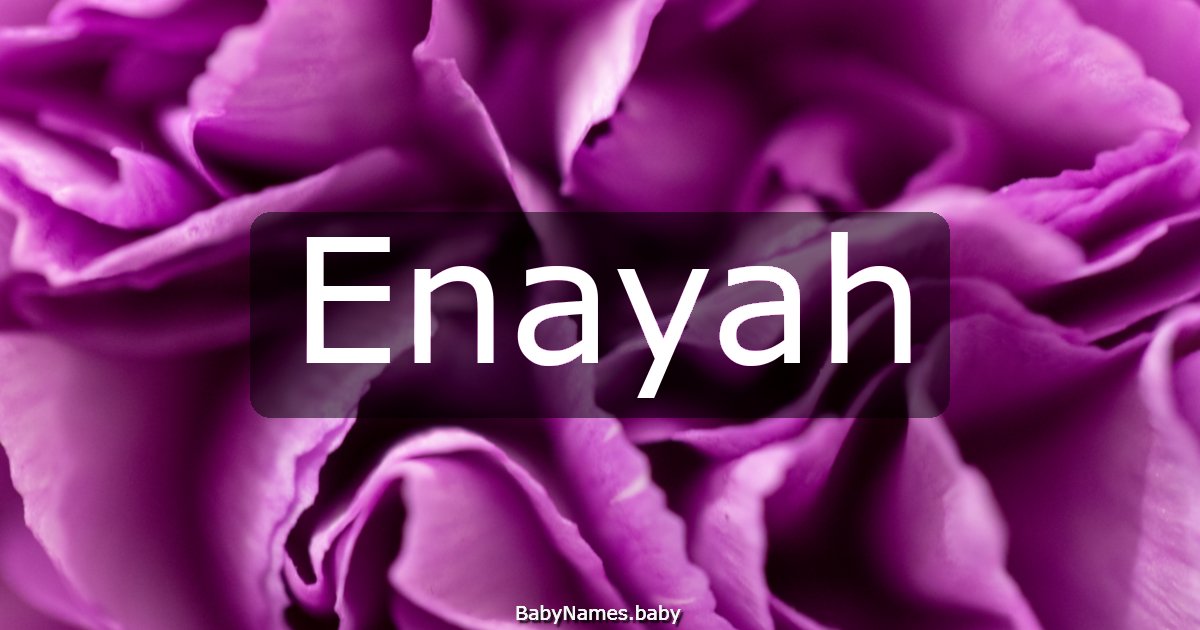 Enayah