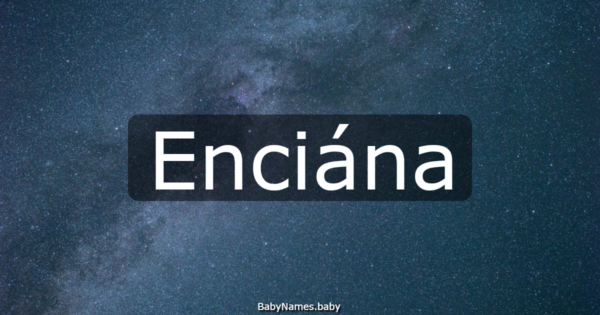 Enciána