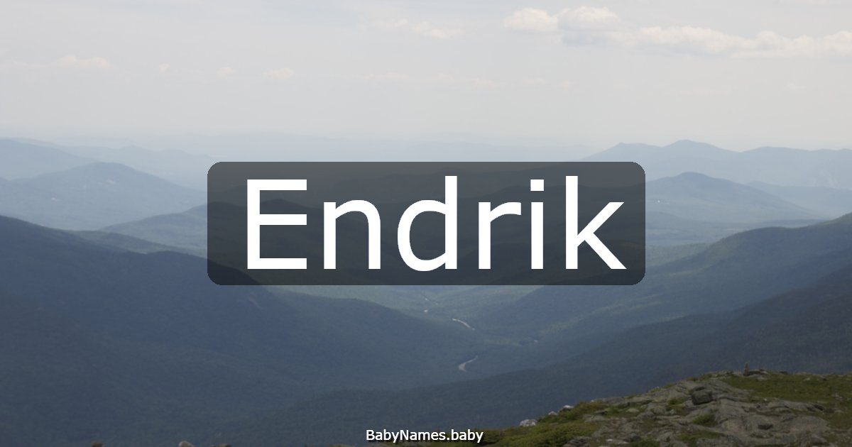 Endrik