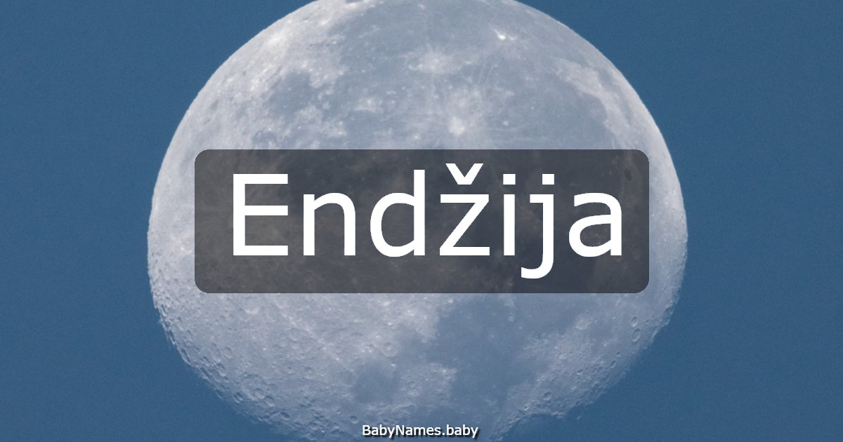 Endžija