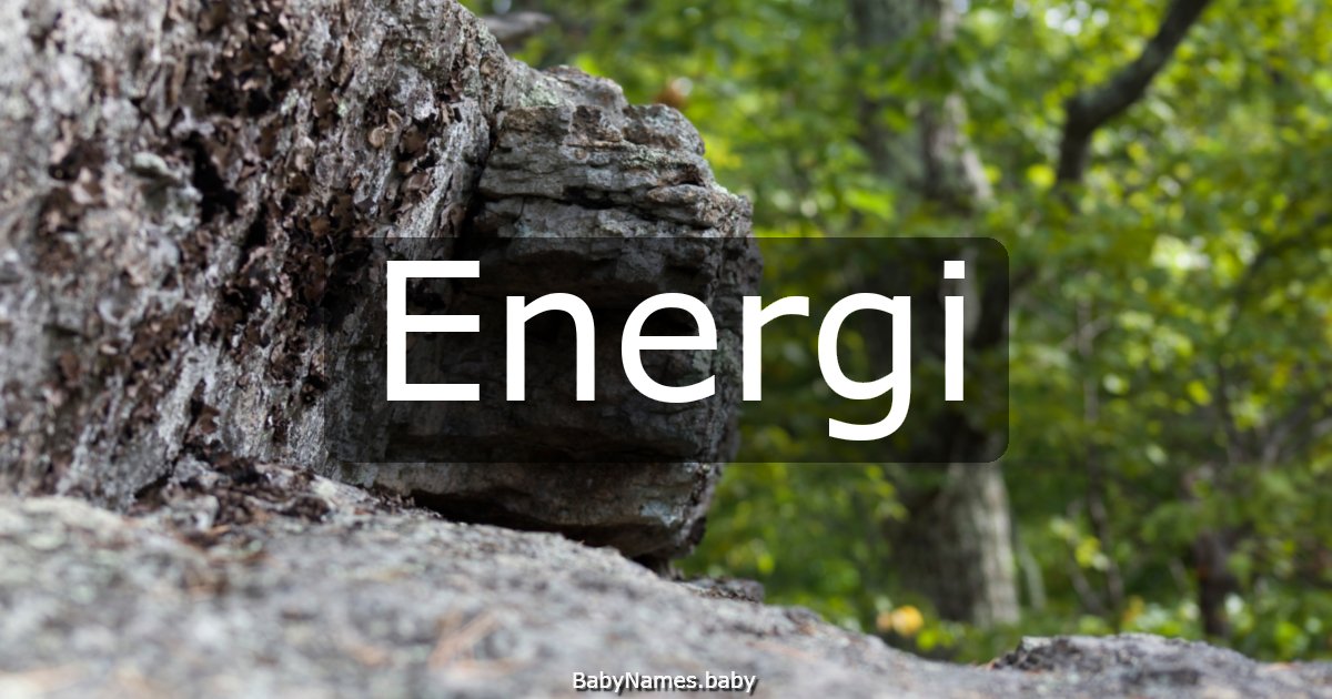 Energi