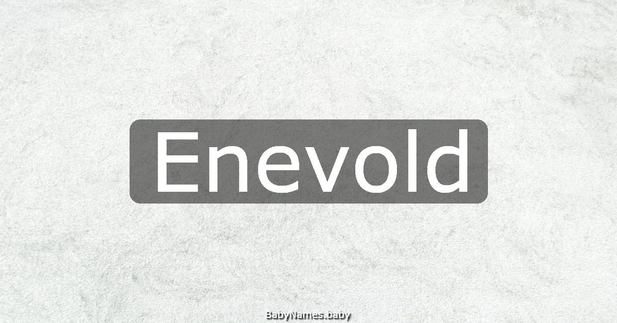 Enevold