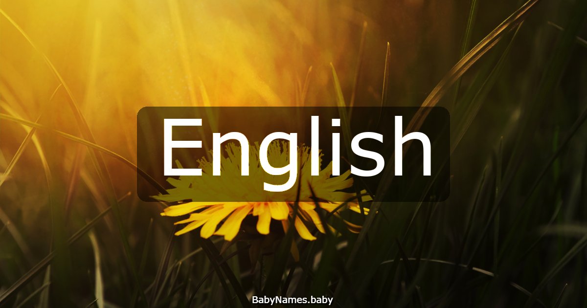 English