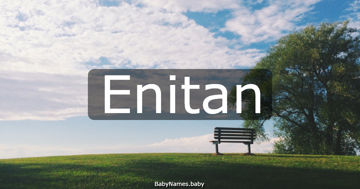 Enitan