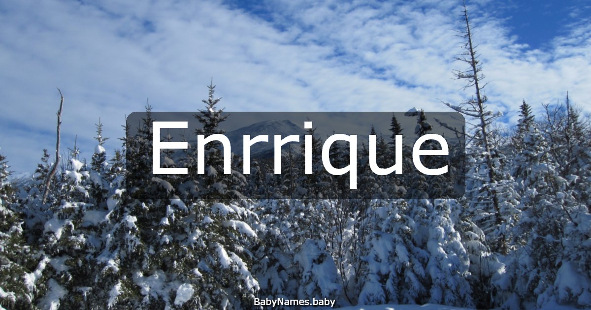 Enrrique