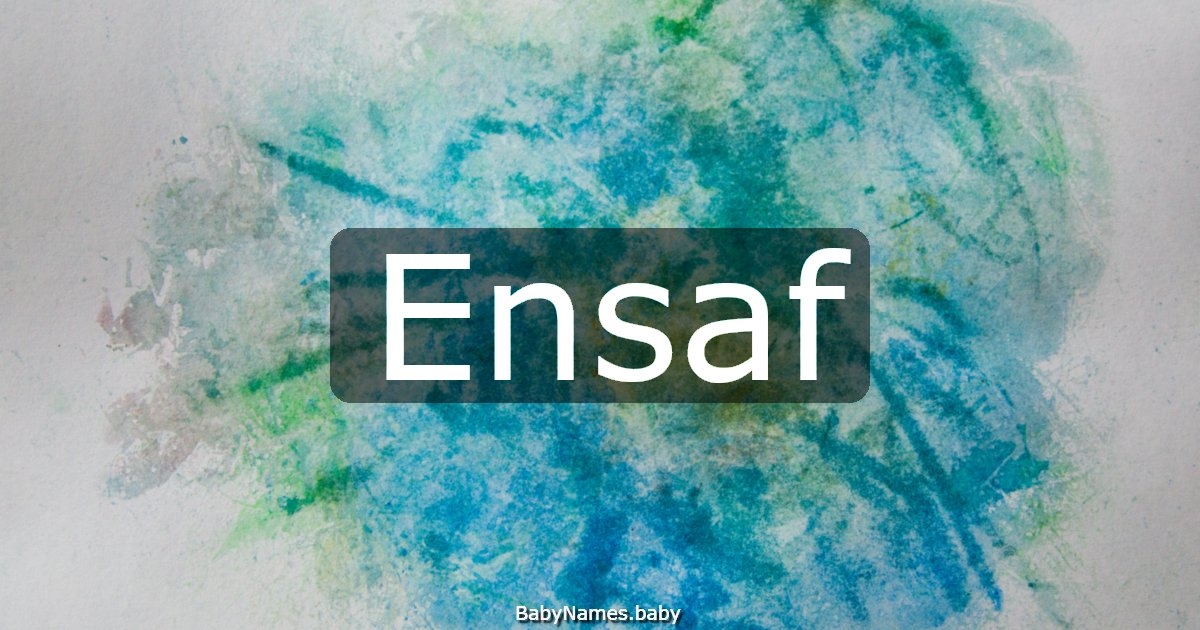 Ensaf