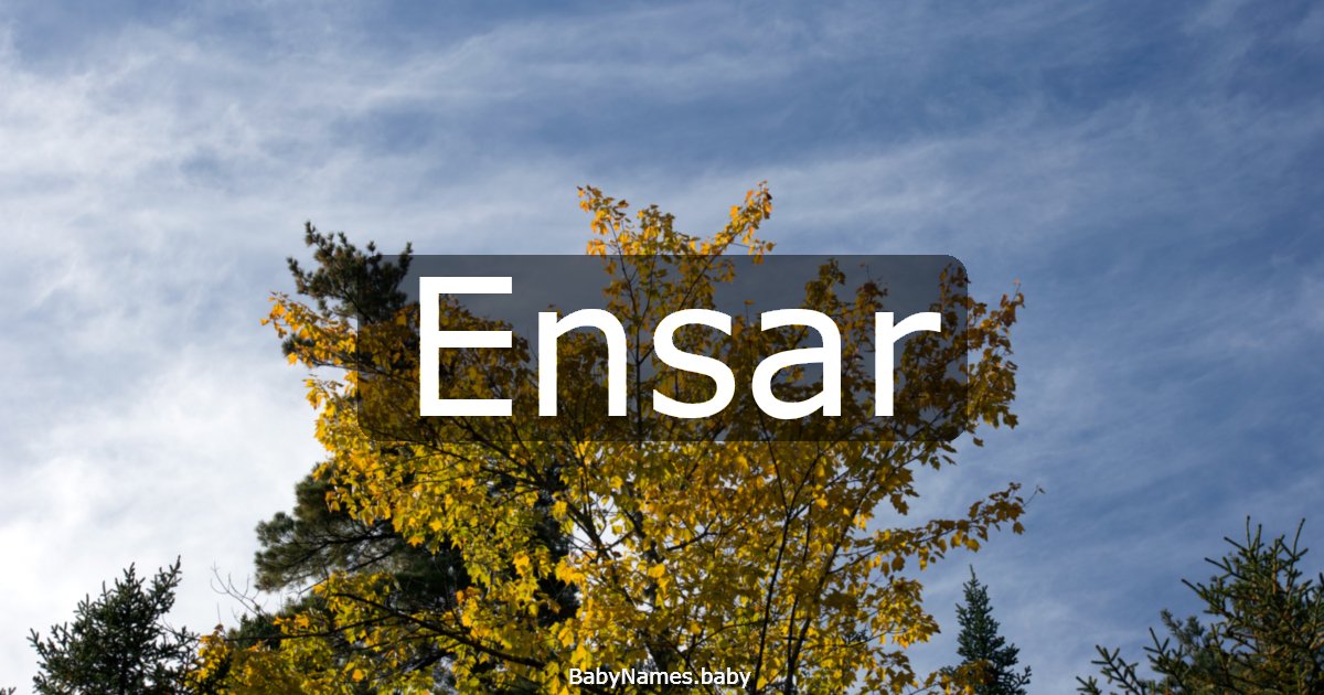 Ensar