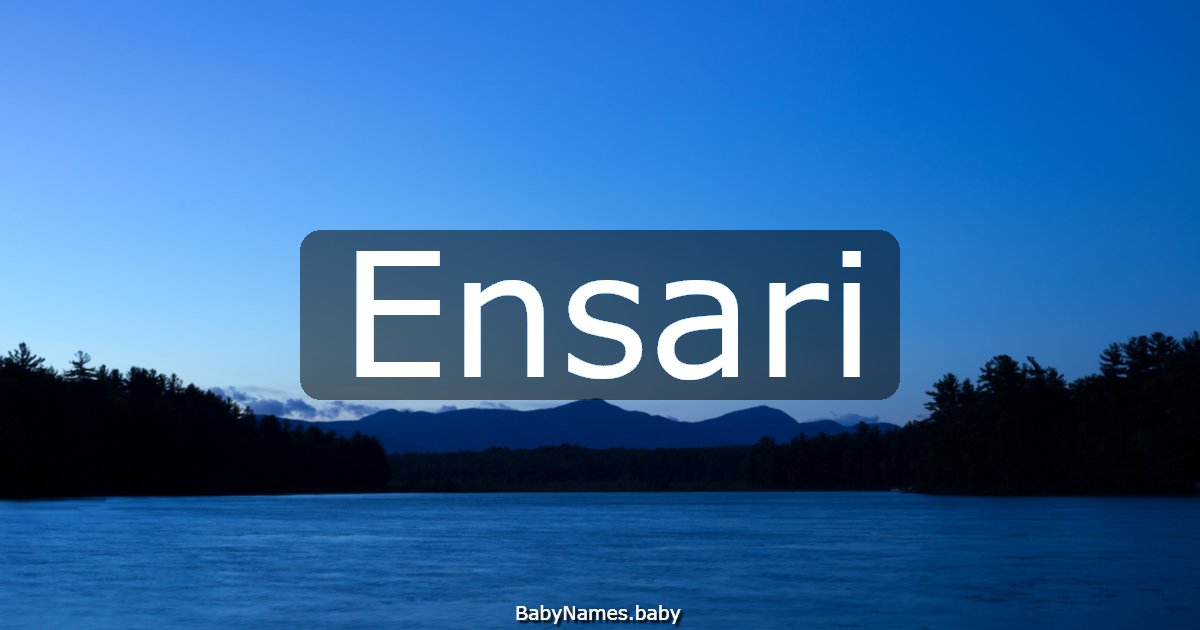 Ensari
