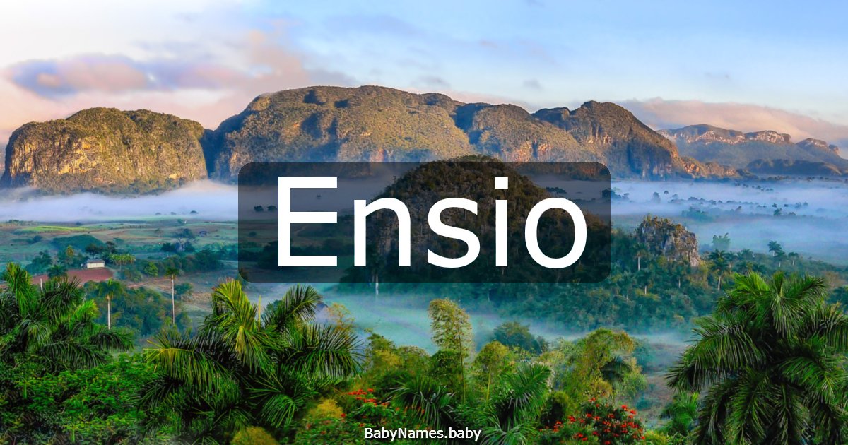 Ensio
