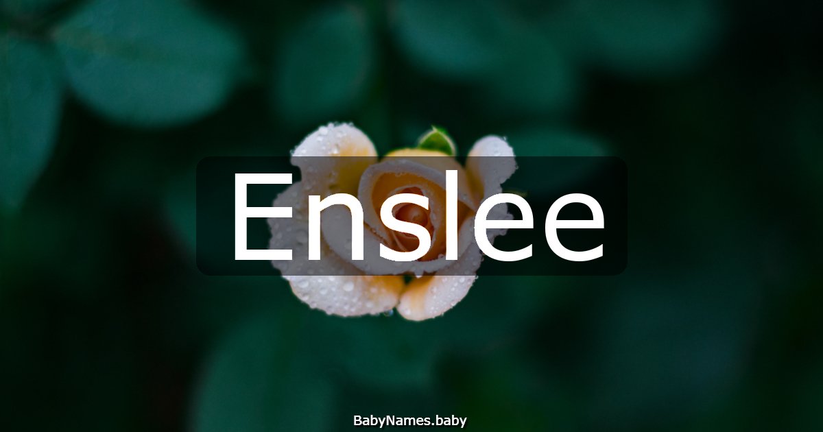 Enslee