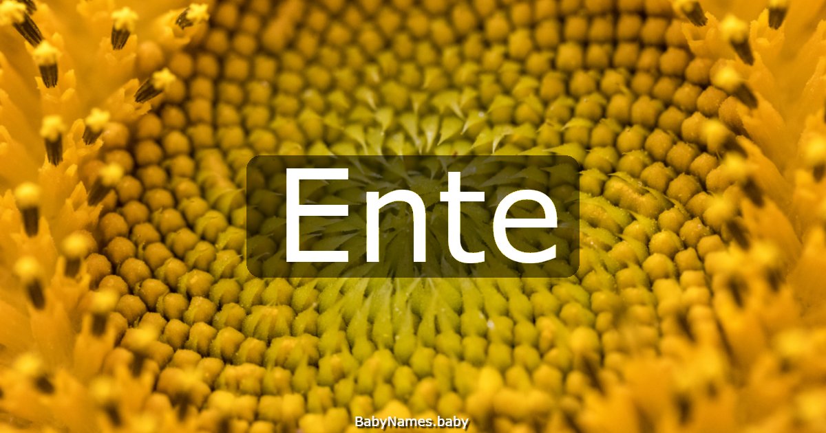 Ente