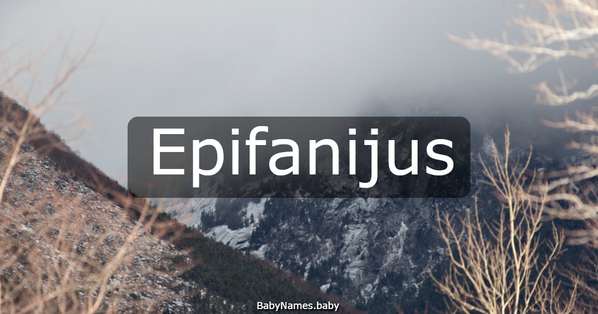 Epifanijus