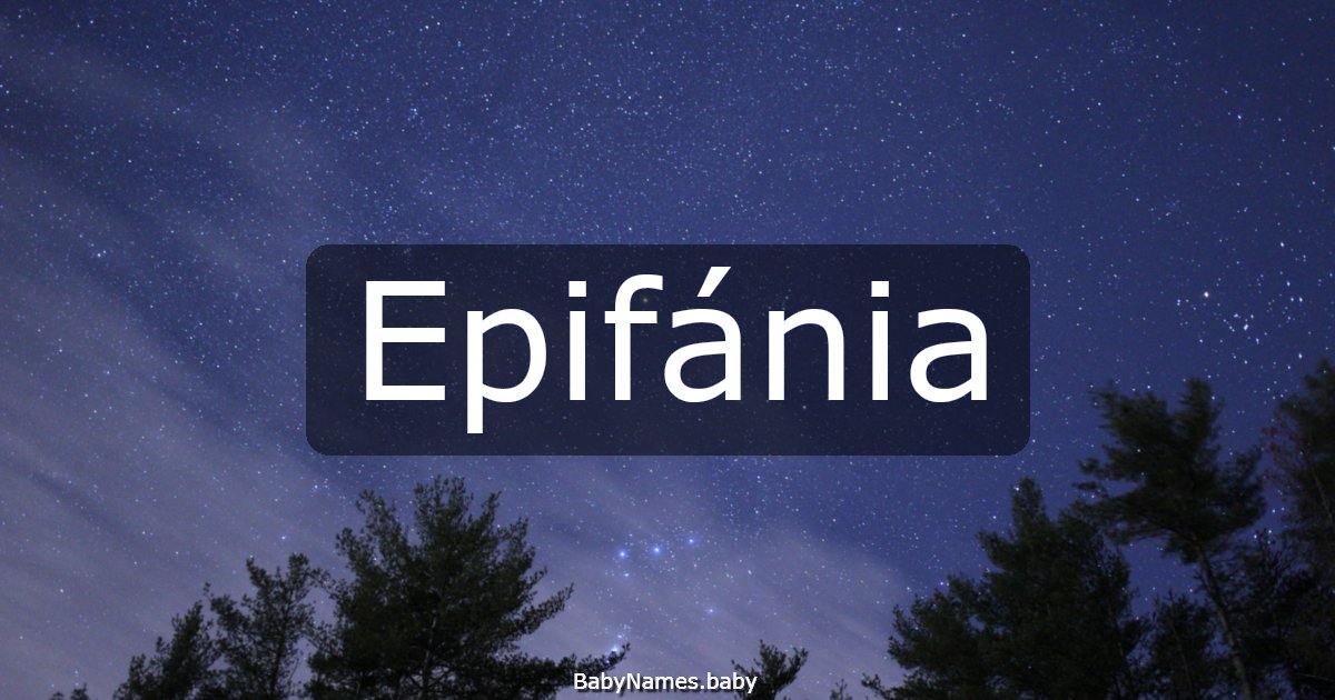 Epifánia