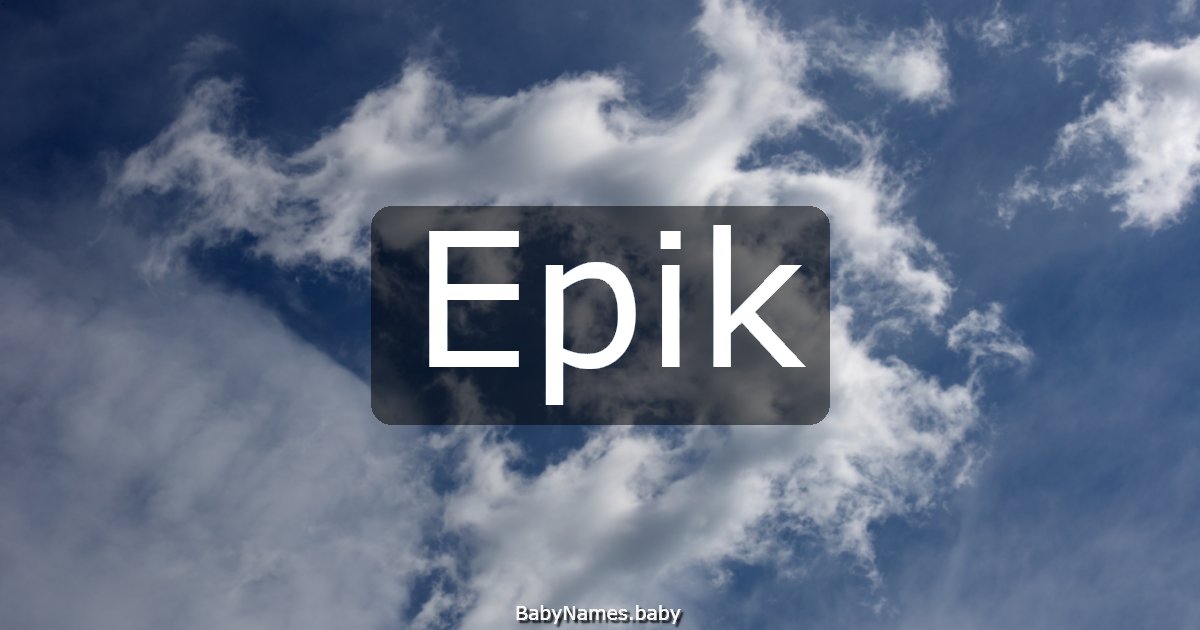 Epik
