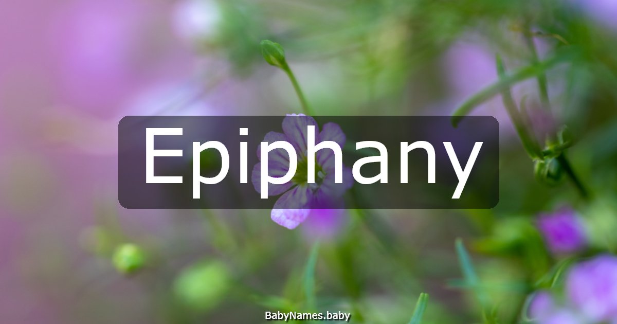 Epiphany